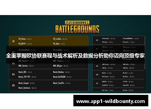 全面掌握欧协联赛程与战术解析及数据分析助你迈向顶级专家 全面掌握欧协联赛程与战术解析及数据分析助你迈向顶级专家